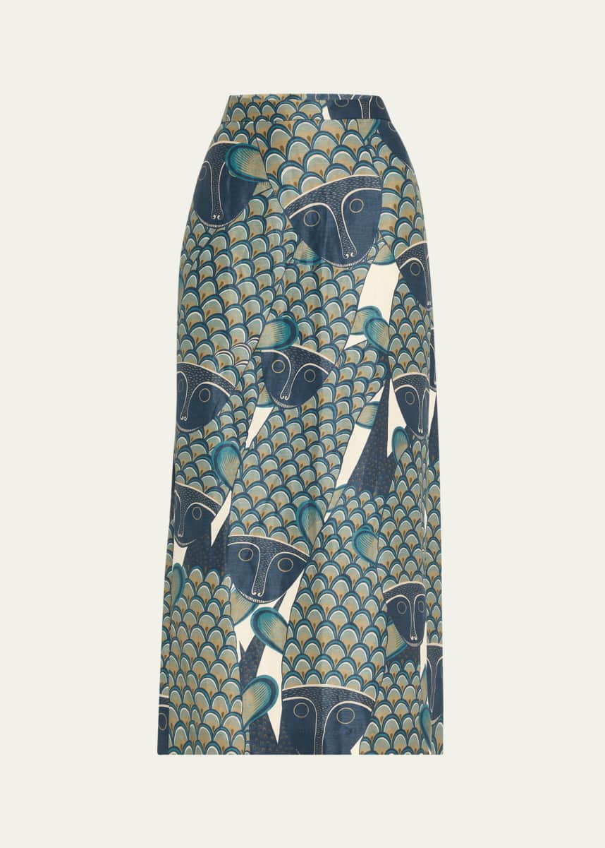 Heirlome Lexi A. Santos Printed Skirt