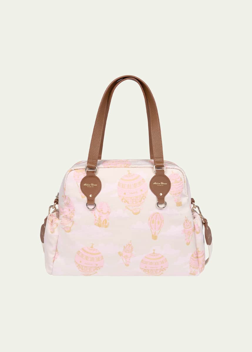 Atelier Choux Logo-Print Hot Air Balloon Changing Bag