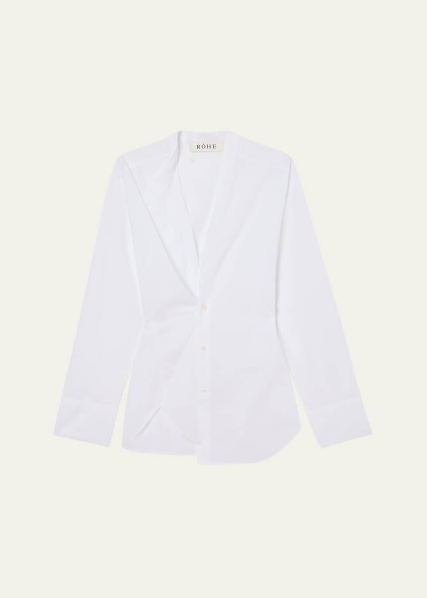 Rohe Overlap Cotton Shirt