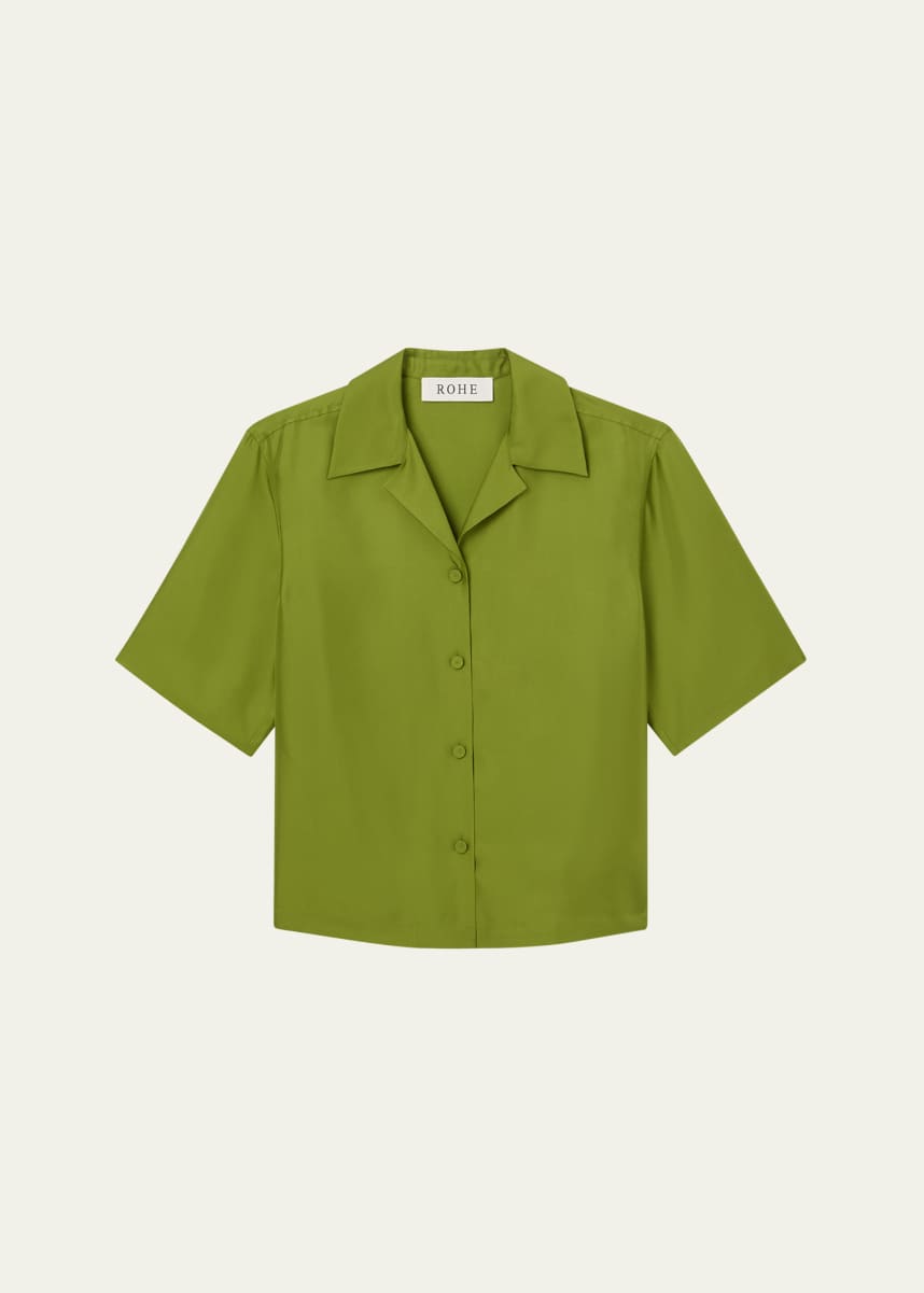 Rohe Silk Camp Collar Shirt