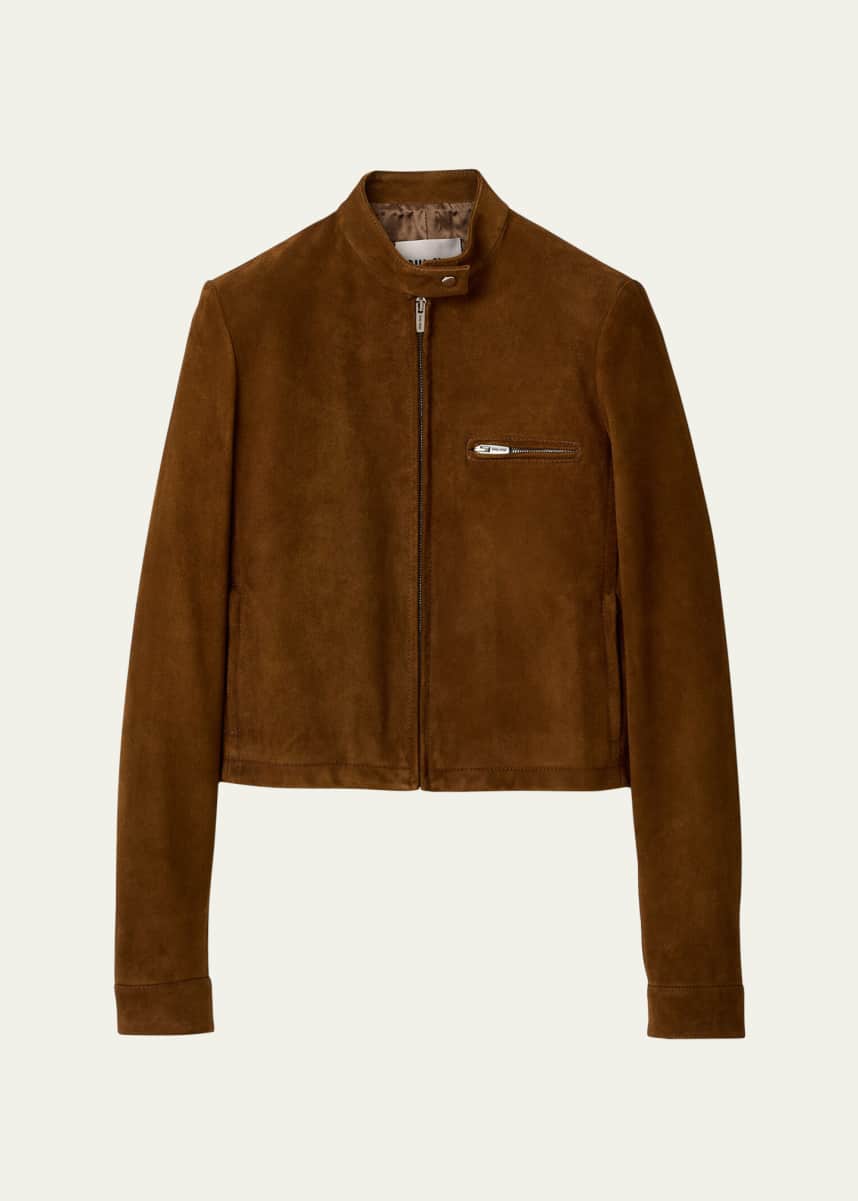 Miu Miu Suede Zip Jacket