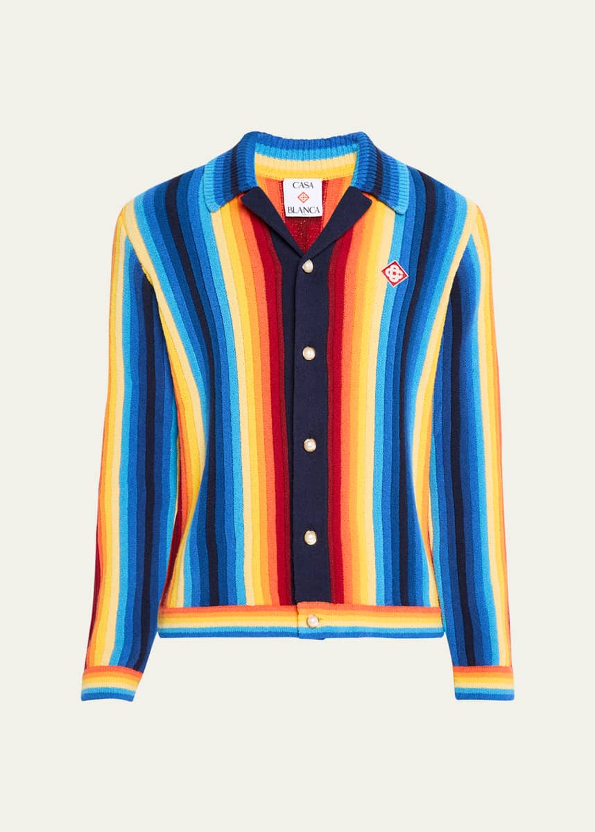 CASABLANCA Men's Gradient Toweling Jacket