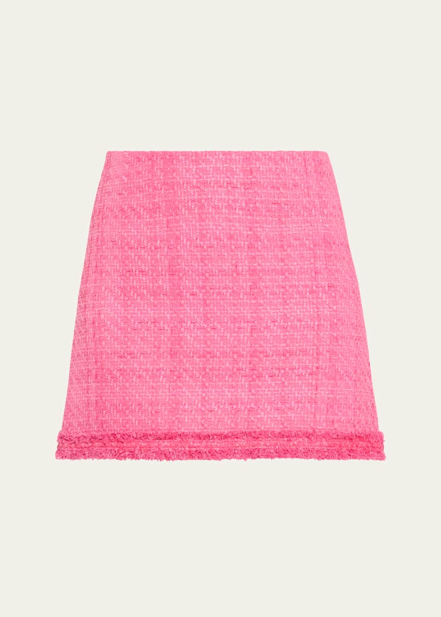 Alice + Olivia Riley Tweed Mini Skirt