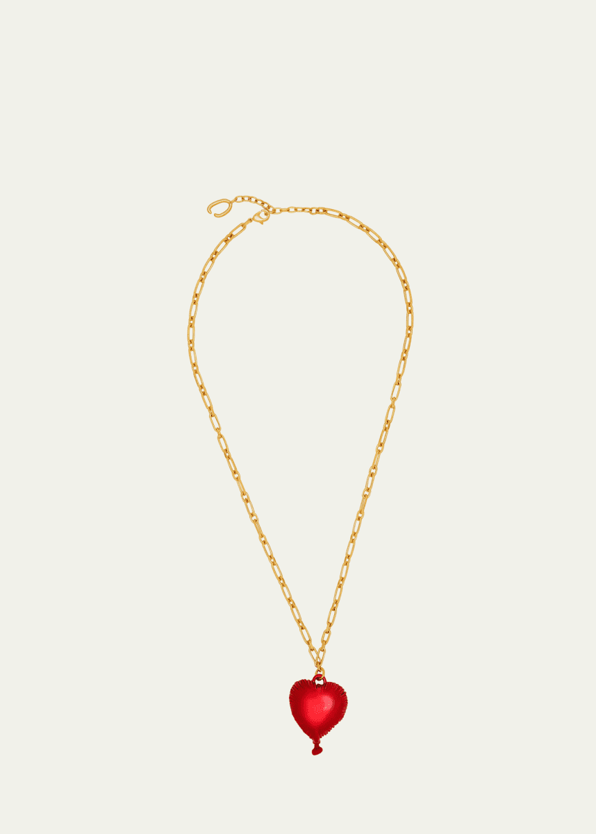 Oscar de la Renta Balloon Pendant Necklace