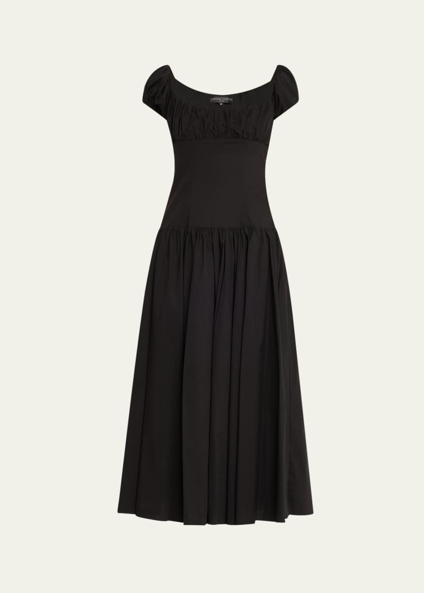Caroline Constas Augusta Drop-Waist Maxi Dress