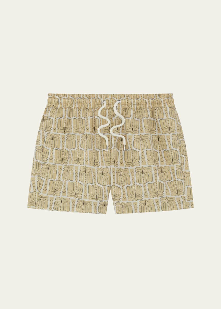 Frescobol Carioca Men's Rio Palmeira Swim Shorts
