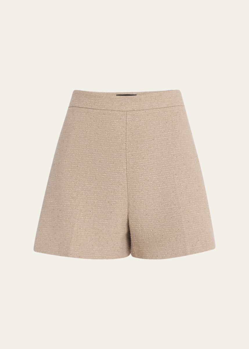 Kobi Halperin Eryx Wide-Leg Tweed Shorts