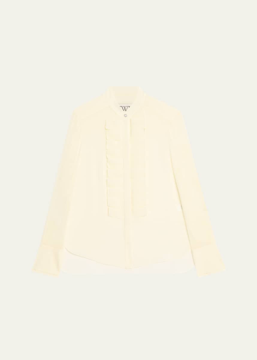 TWP New Beloved Sheer Crinkled Top