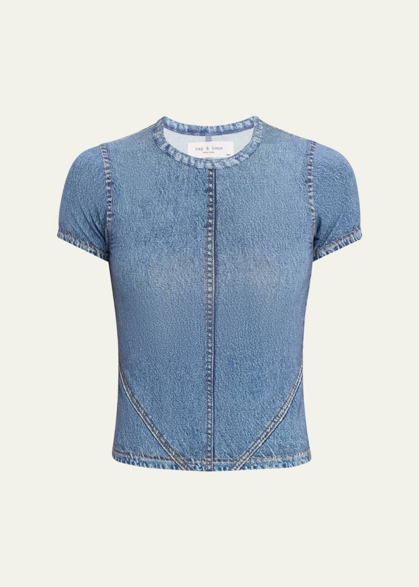 Rag & Bone Miramar Crewneck Baby Tee