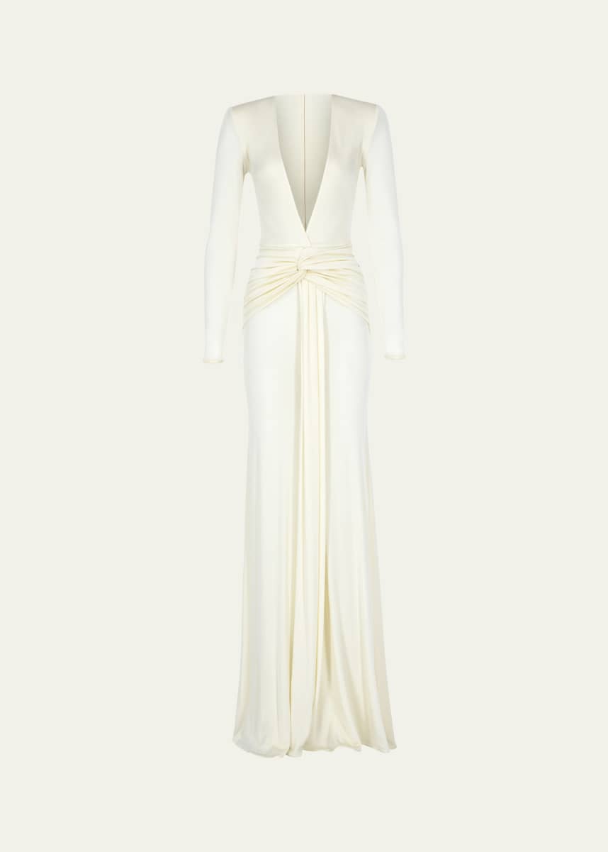 The New Arrivals by Ilkyaz Ozel Azure Maxi Gown