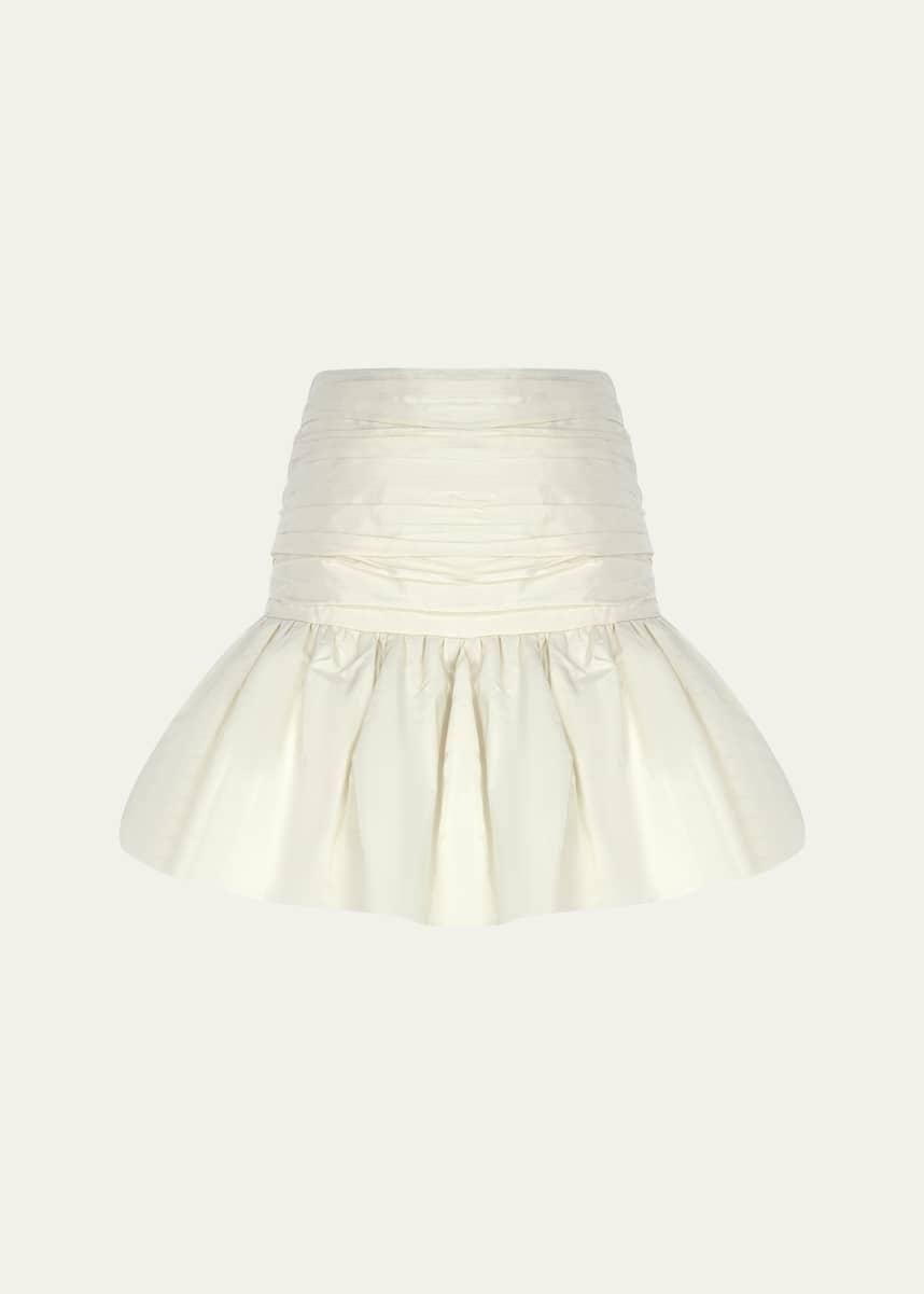 The New Arrivals by Ilkyaz Ozel Lina Ruched Mini Skirt