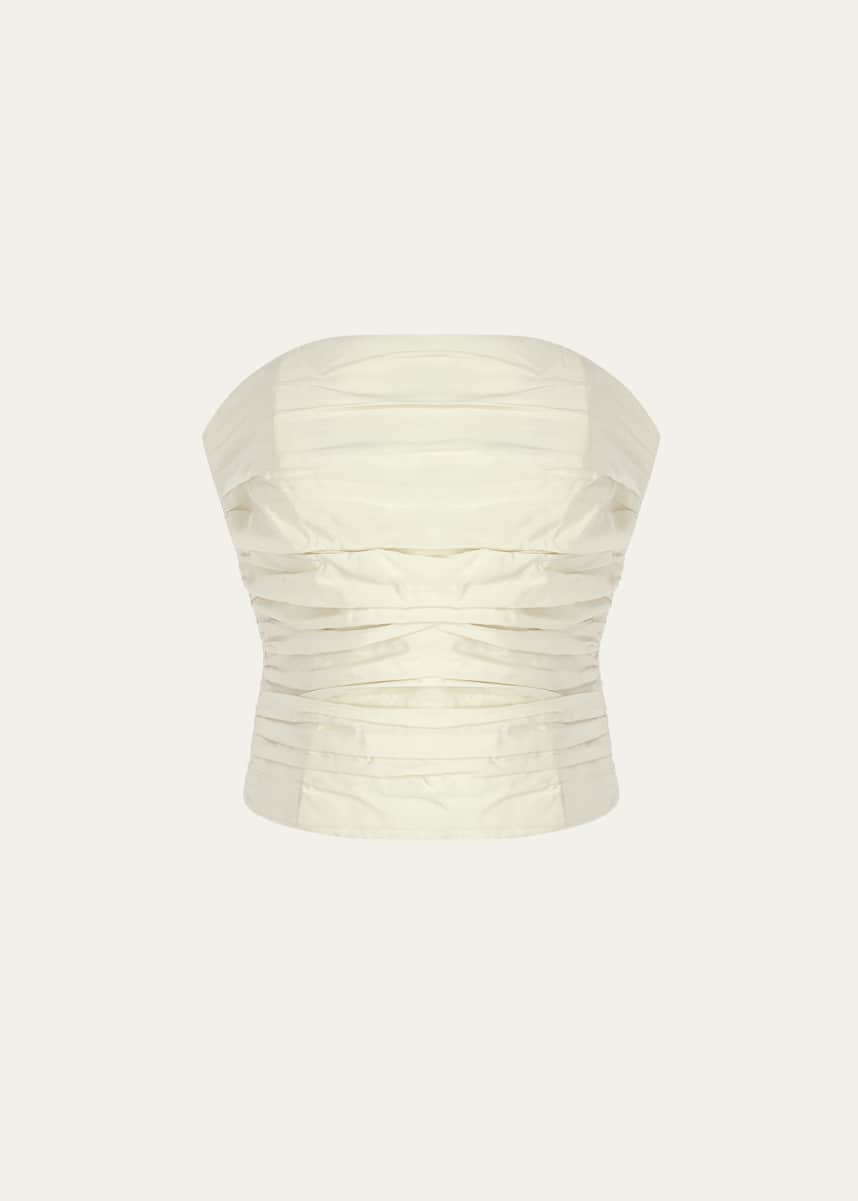The New Arrivals by Ilkyaz Ozel Lina Strapless Ruched Top