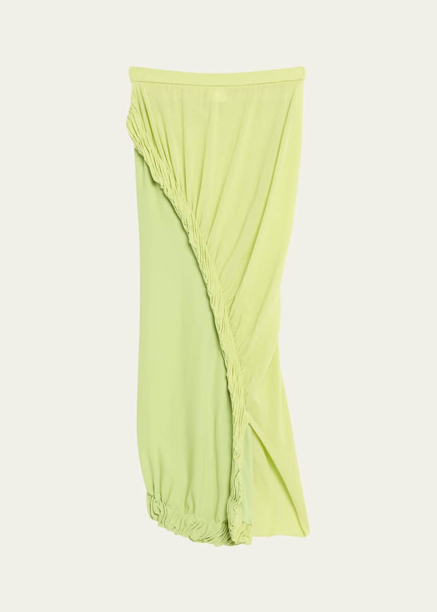 Issey Miyake Beanstalk Spiral Knit Skirt
