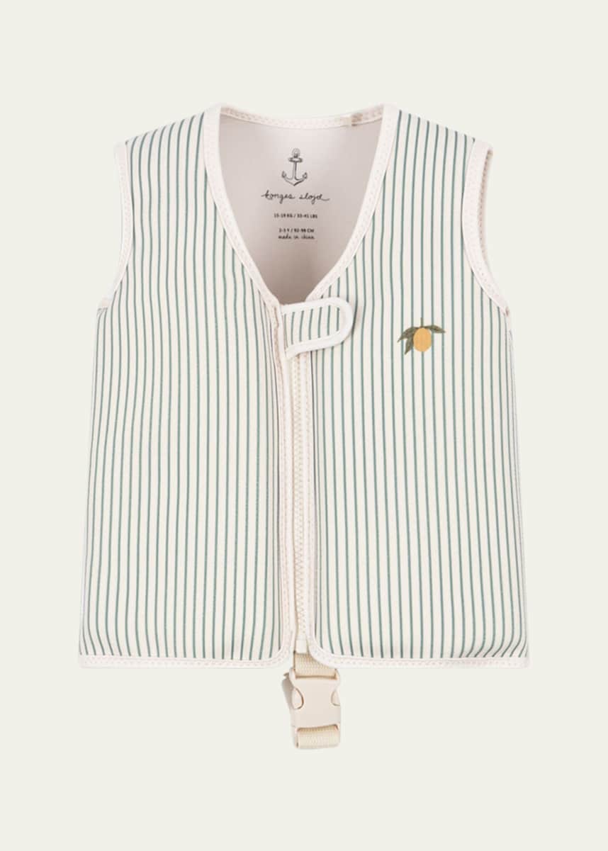 Konges Slojd Boy's Ellis Striped Swim Vest, Size 1-6