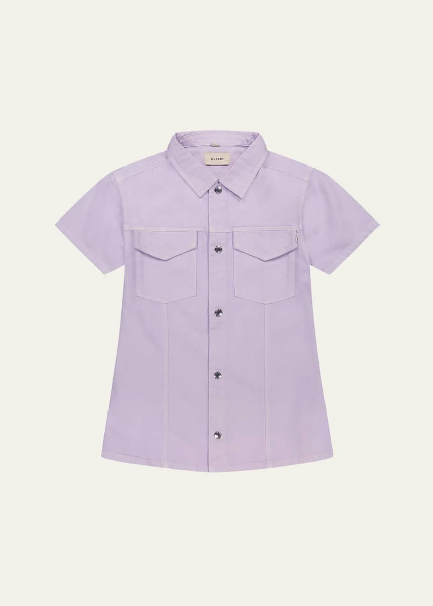 DL1961 Girl's Manning Button Front Dress, Size S-L