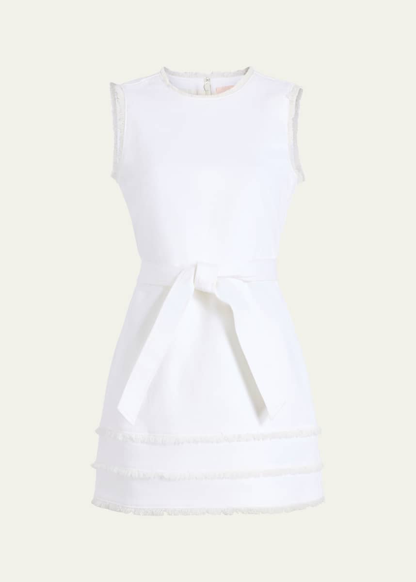 Cinq a Sept Mindie Sleeveless Fringe Mini Dress