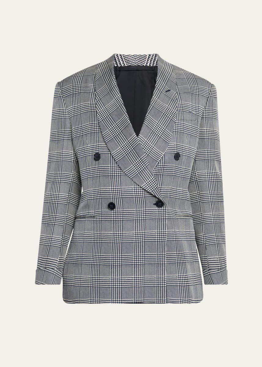 Ralph Lauren Purple Label Men's Kent Glen Plaid Silk Sport Coat