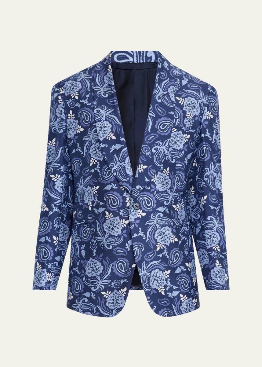 Ralph Lauren Purple Label Men's Kent Paisley Silk Sport Coat