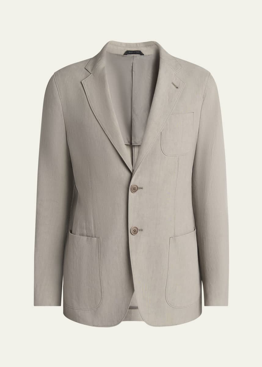 Giorgio Armani Men's Linen Upton Jacket