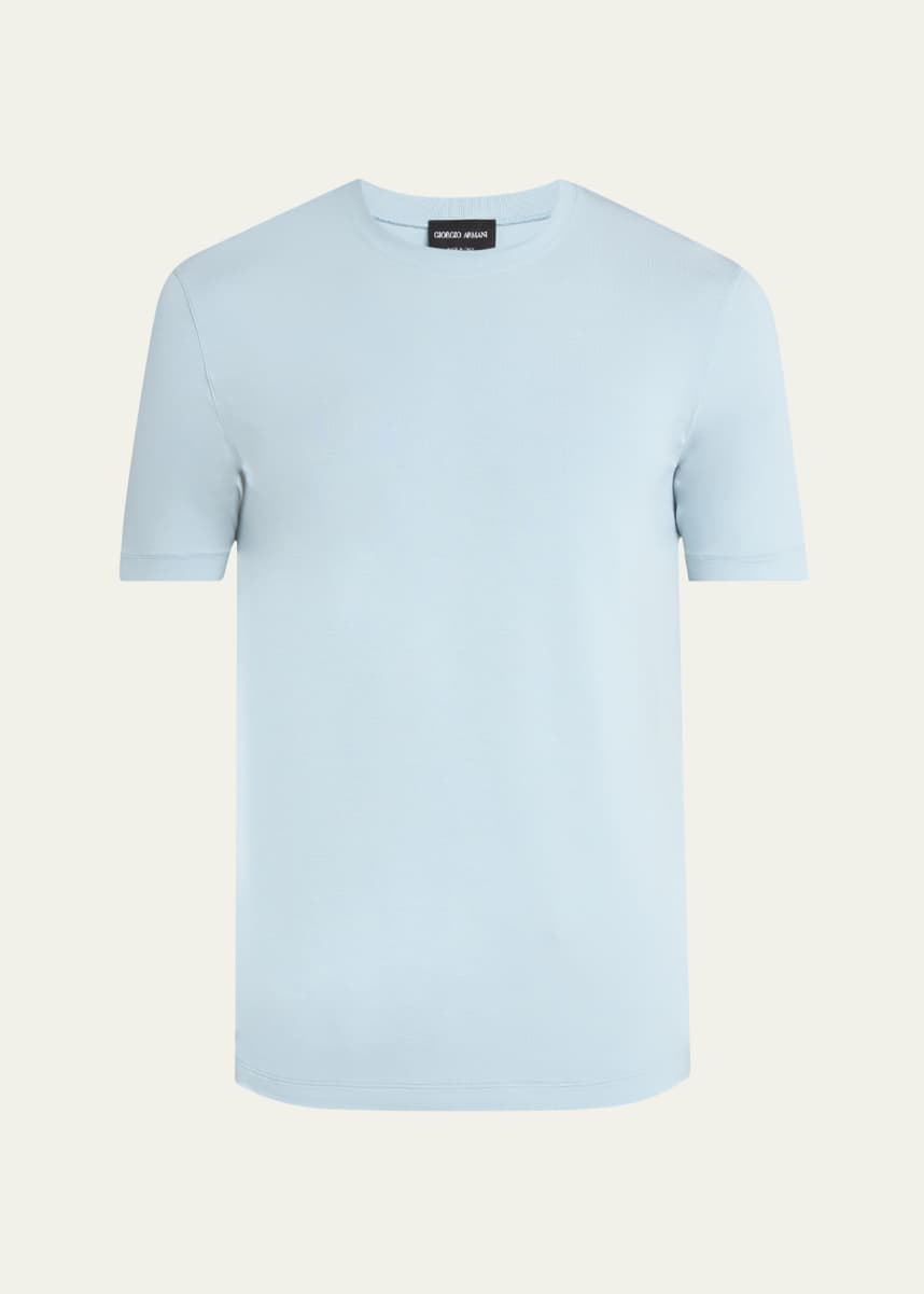 Giorgio Armani Men's Solid Short-Sleeve T-Shirt