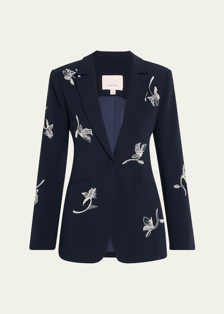 Cinq a Sept Karlie Falling Lillies Blazer