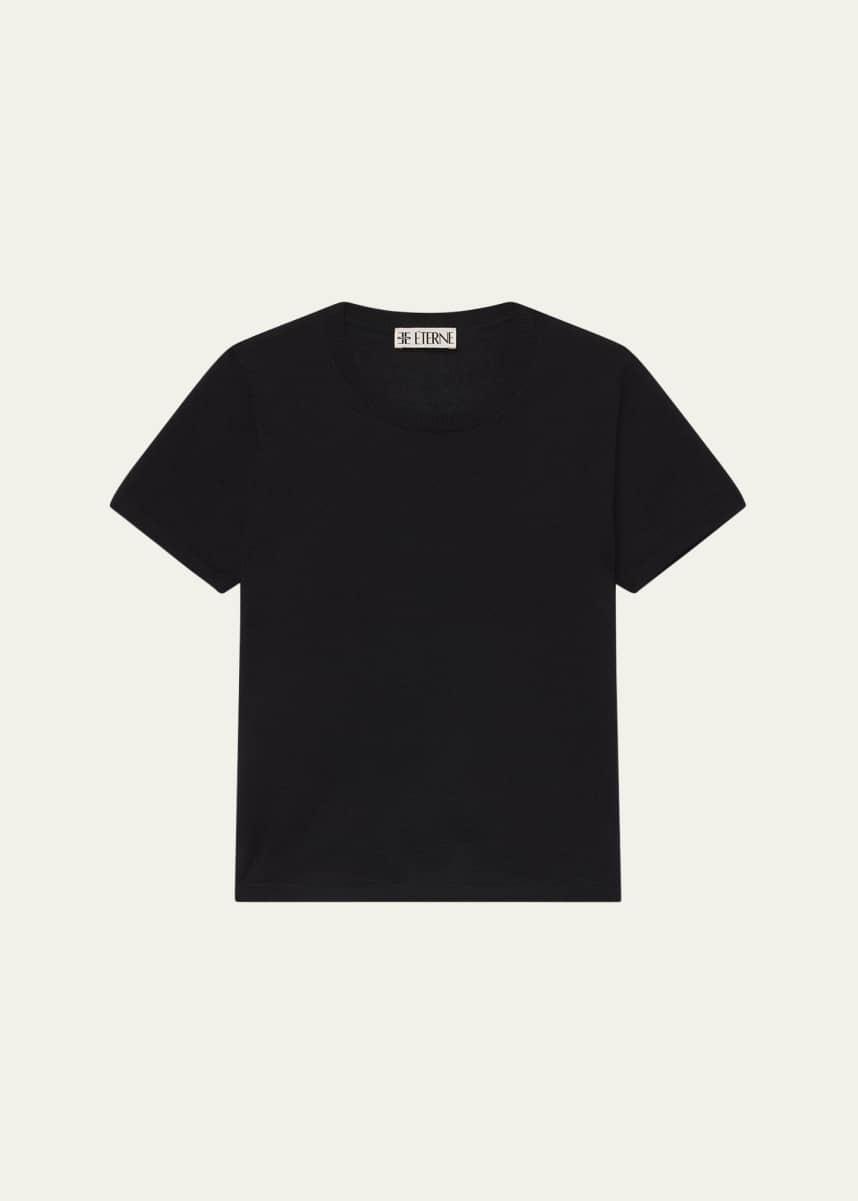 Eterne Van Cashmere Cropped T-Shirt