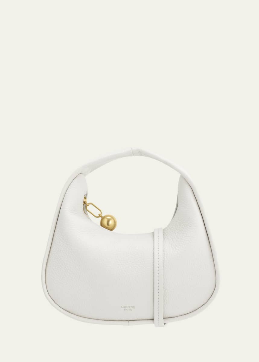 Oroton Clara Mini Leather Top-Handle Bag