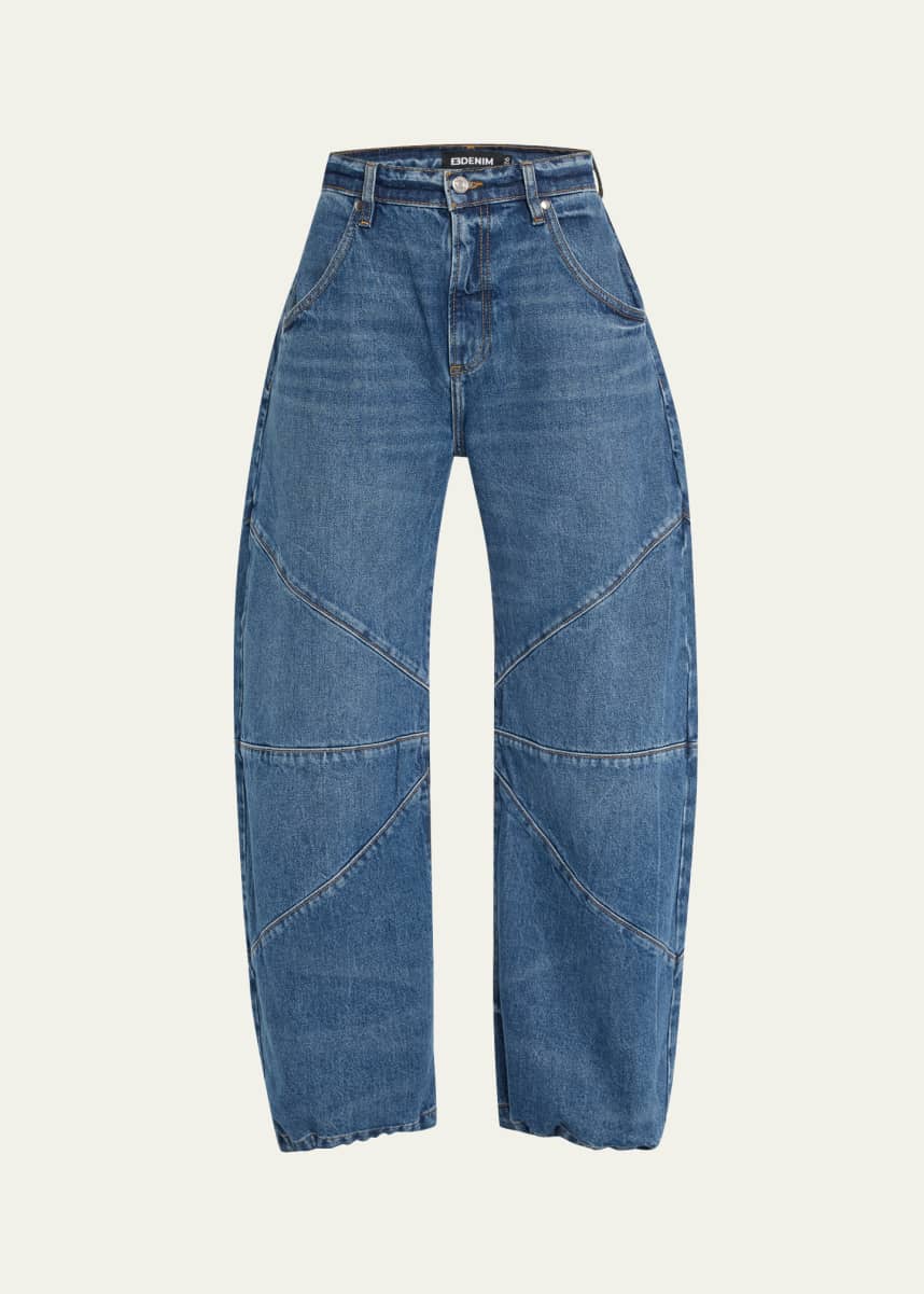 EB DENIM Freddy Cropped Barrel Jeans