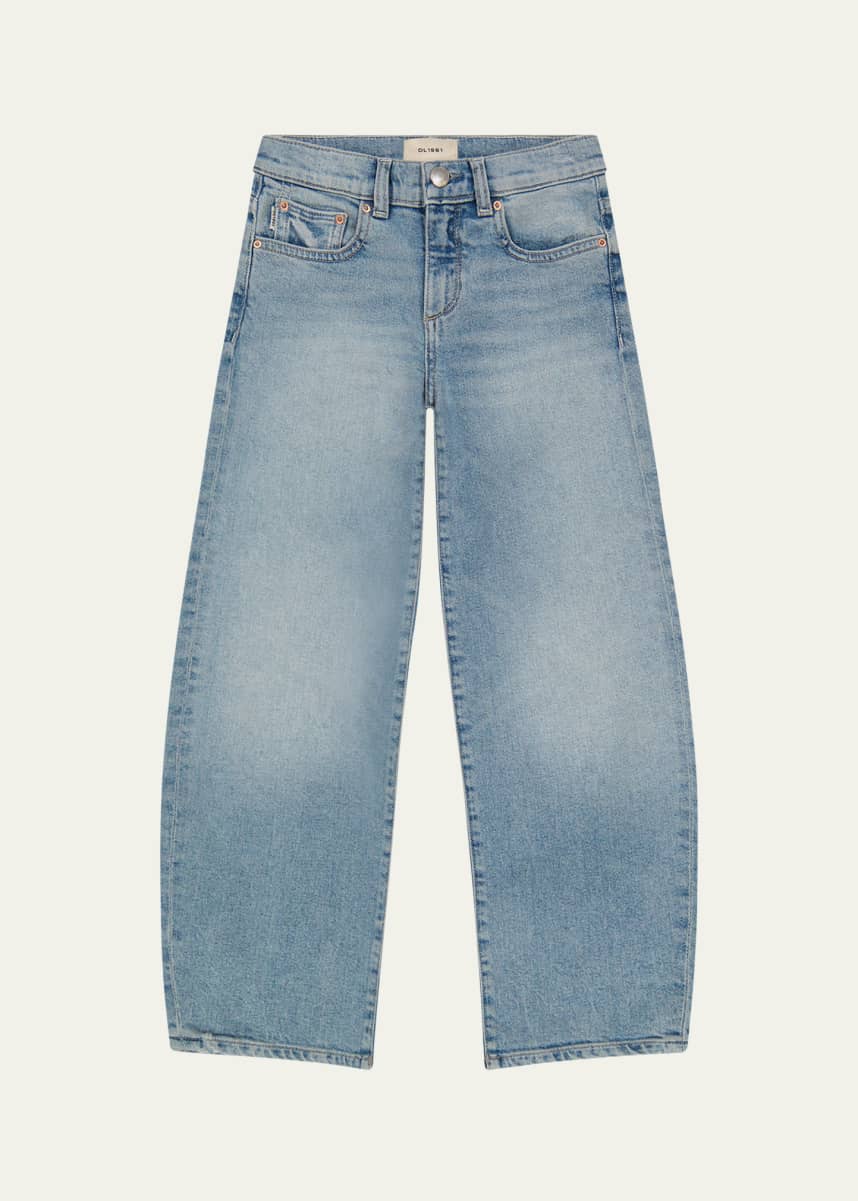 DL1961 Girl's Lilia Barrel Jeans, Size 7-16