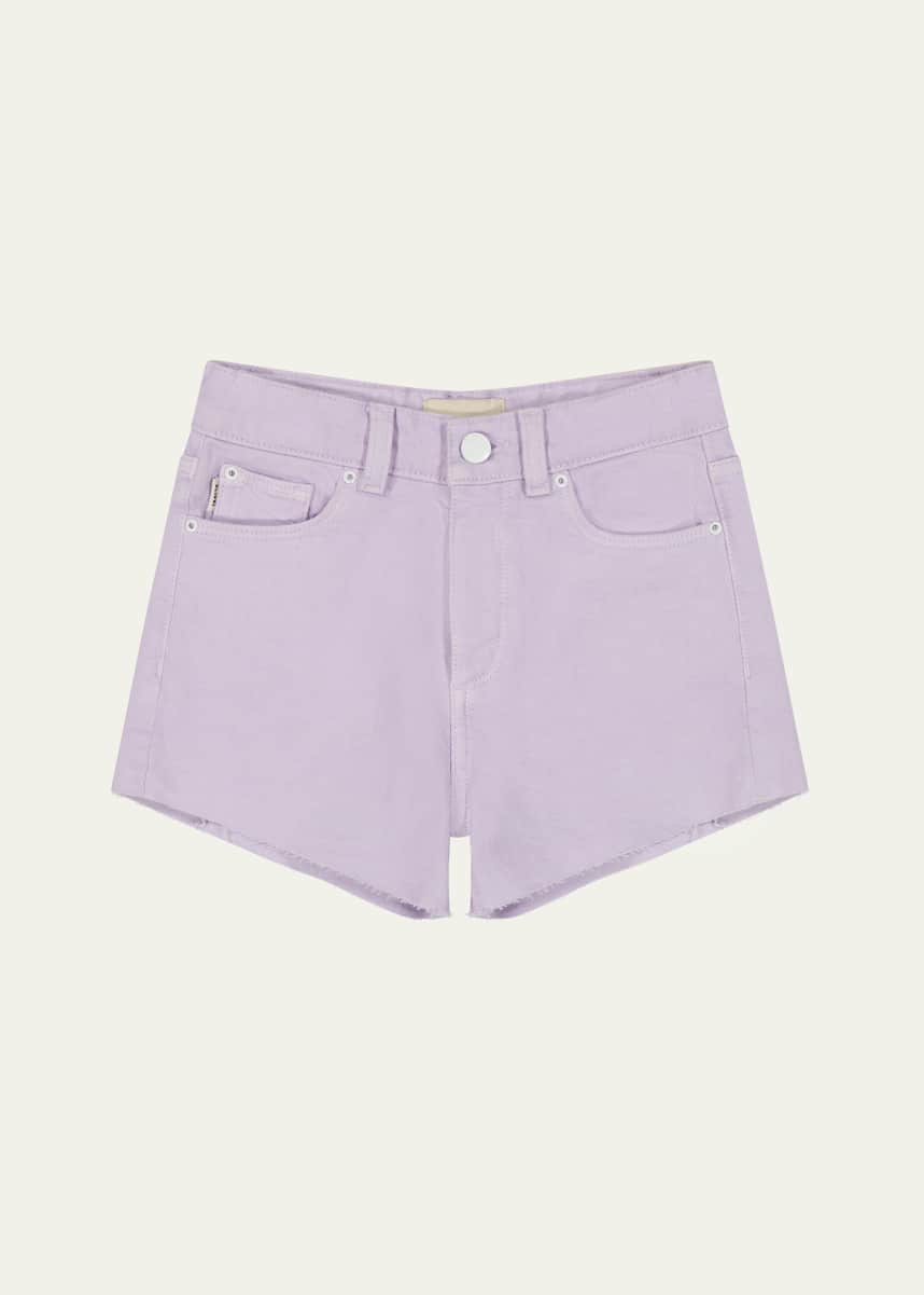 DL1961 Girl's Lucy Cut Off Denim Shorts, Size 2-6