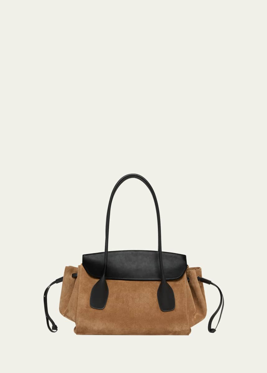 Jil Sander Voyage Small Suede Shoulder Bag