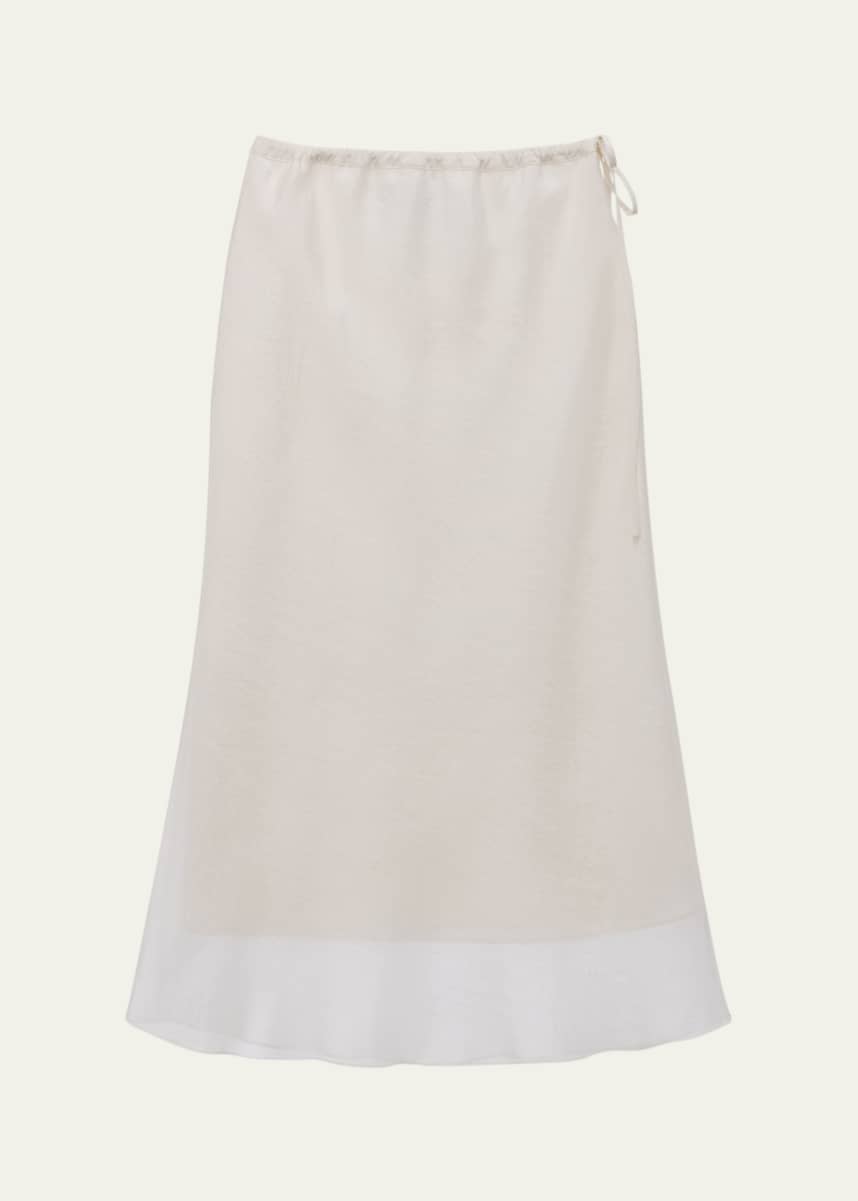 Dunst Layered Midi Slip Skirt