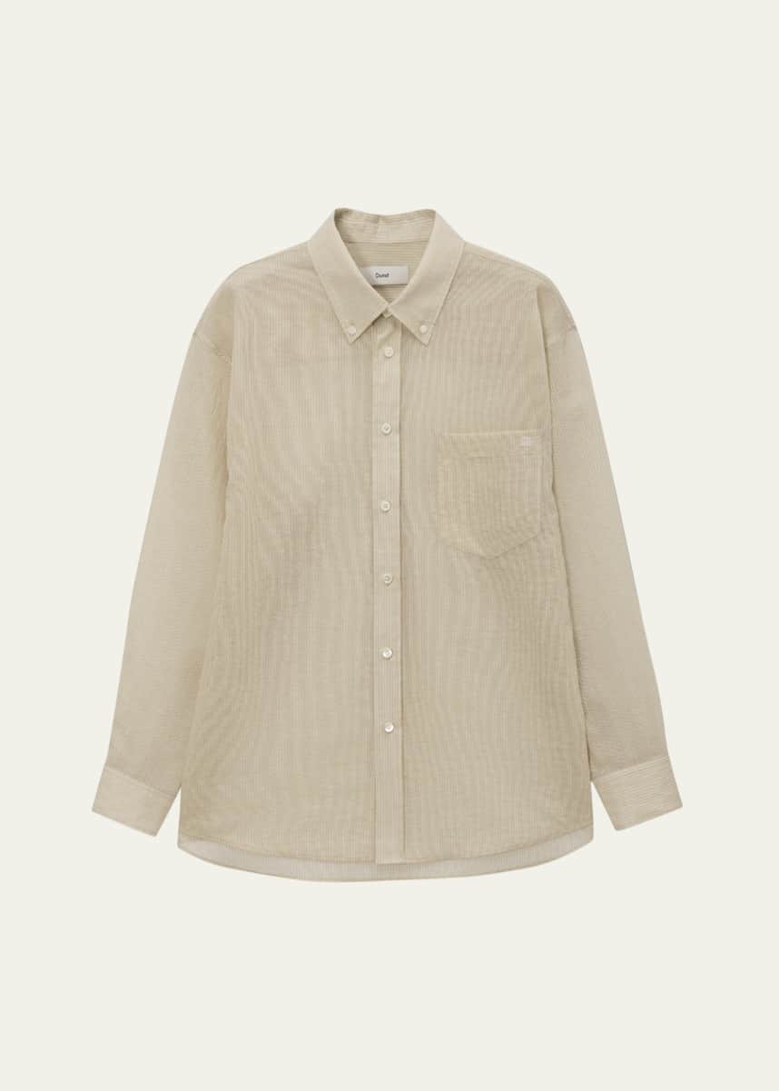 Dunst Sheer Button-Front Shirt