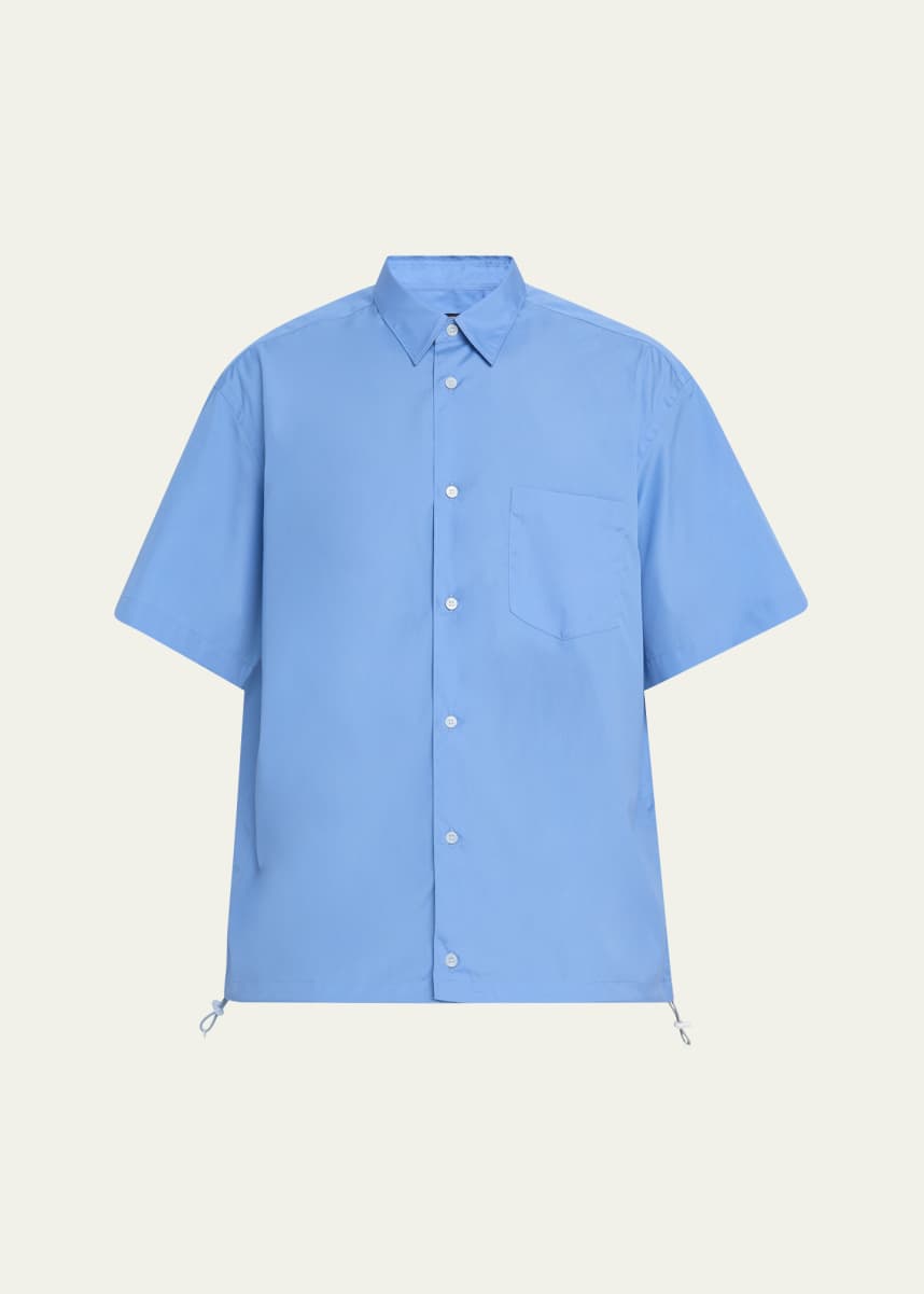 CDG HOMME Men's Sport Shirt with Adjustable Waist