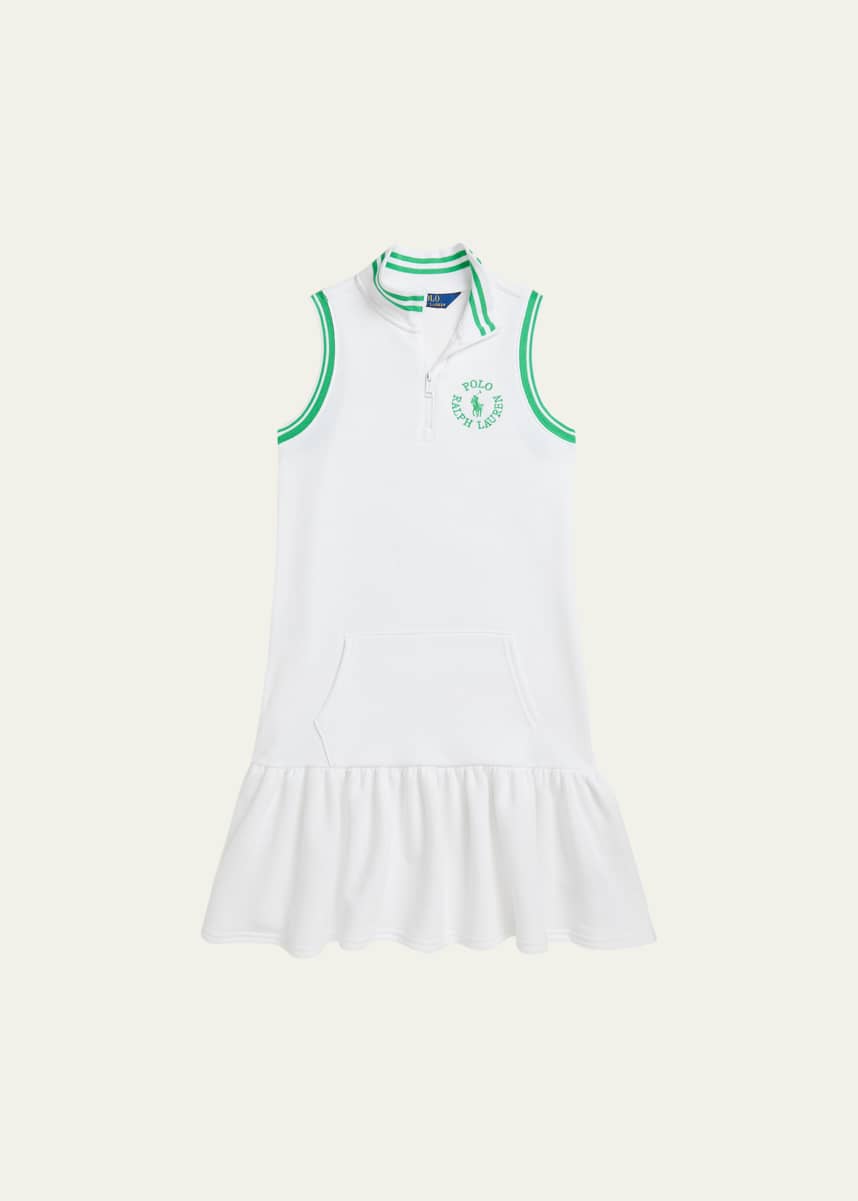 Ralph Lauren Girl's Embroidered Logo Tennis Dress, Size S-XL