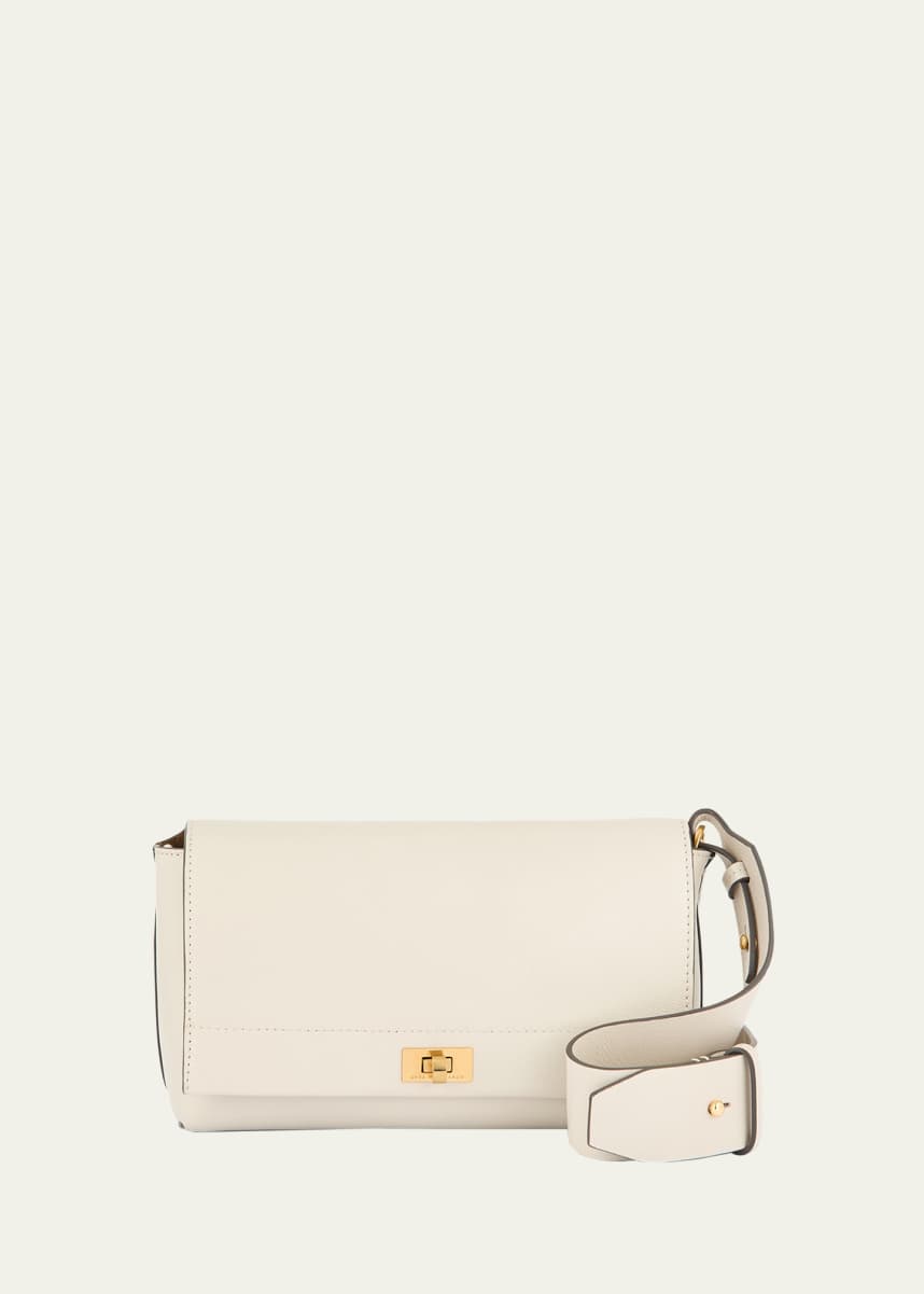 Anya Hindmarch Mortimer Shiny Calfskin Crossbody Bag