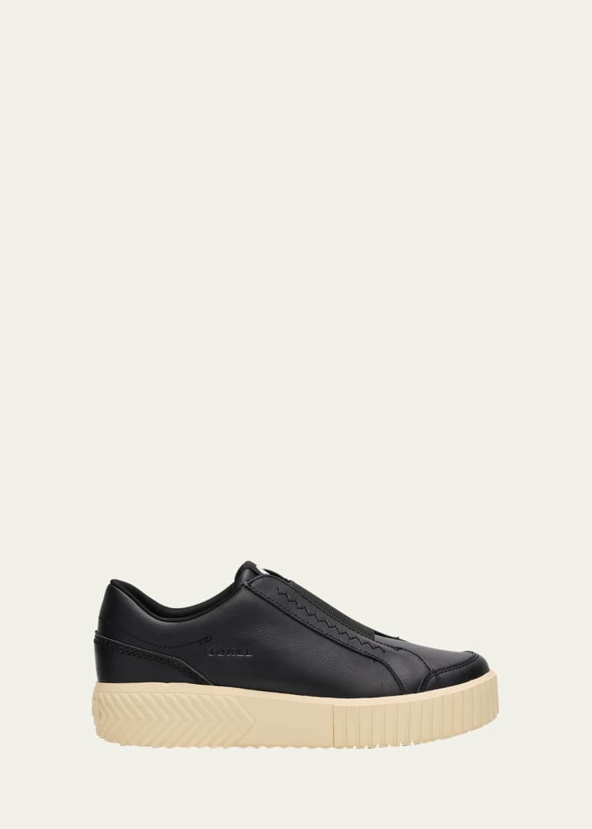 Sorel Ona Ave Leather Slip-On Low-Top Sneakers