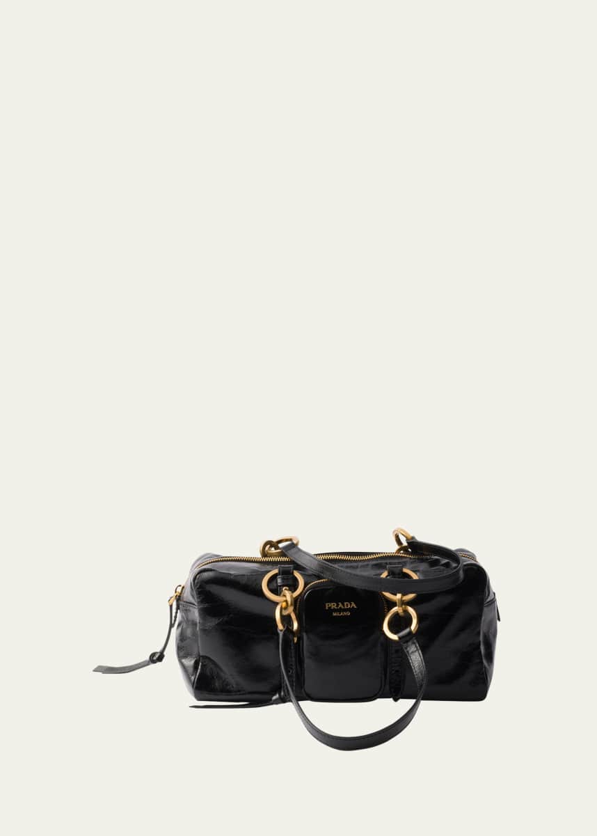 Prada Dangle Medium Leather Shoulder Bag