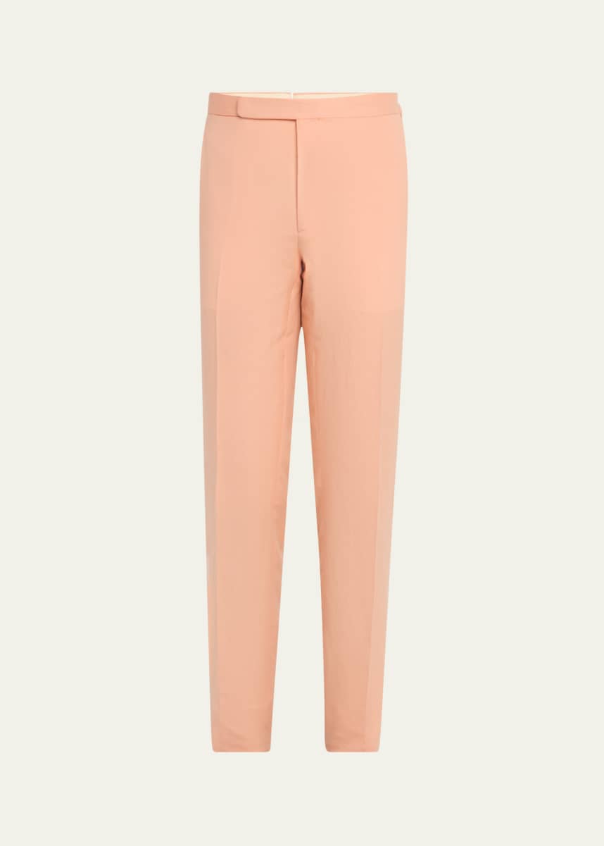 Ralph Lauren Purple Label Men's Gregory Silk-Linen Pants