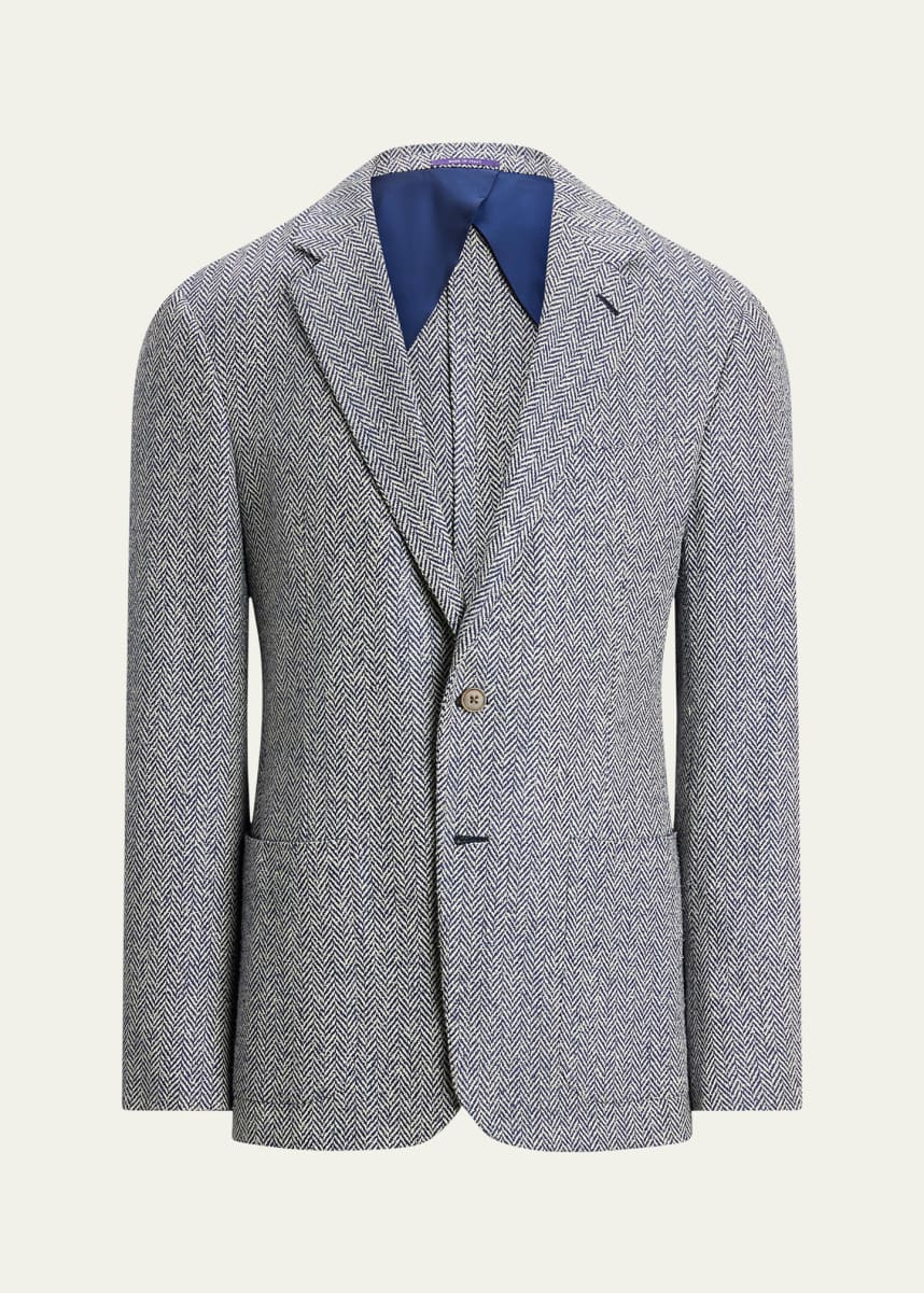 Ralph Lauren Purple Label Men's Kent Herringbone Sport Coat