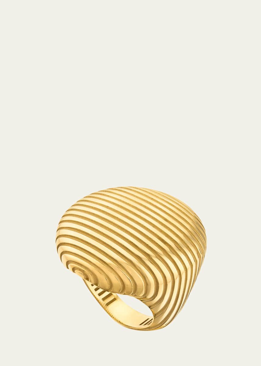 Pamela Zamore 18K Yellow Gold Isla Dome Ring