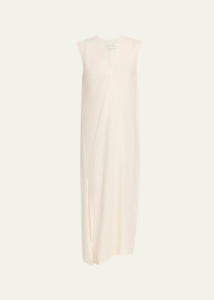 Studio Nicholson Lise Sleeveless Asymmetric Midi Dress