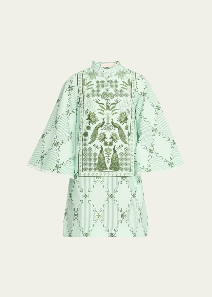 Verandah Mini Kaftan Dress