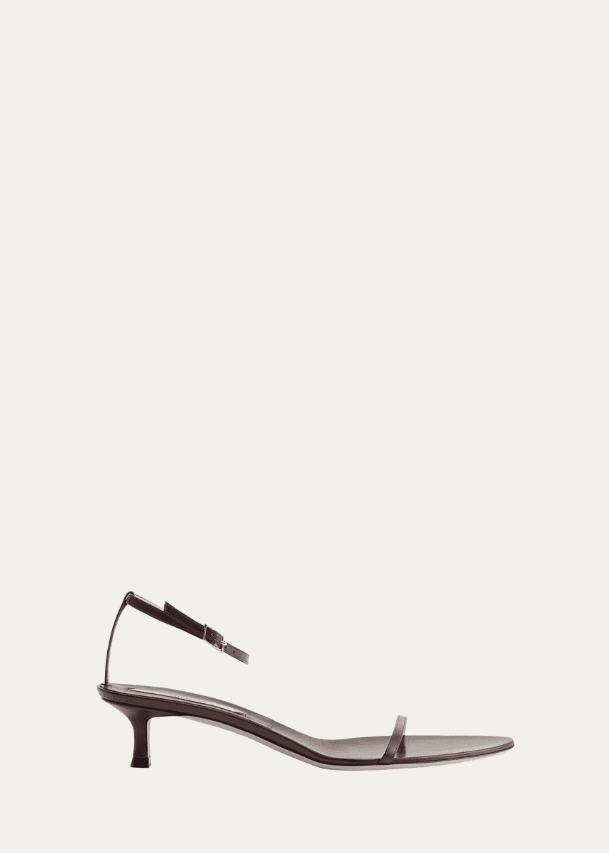 Christen Leather Ankle-Strap Sandals