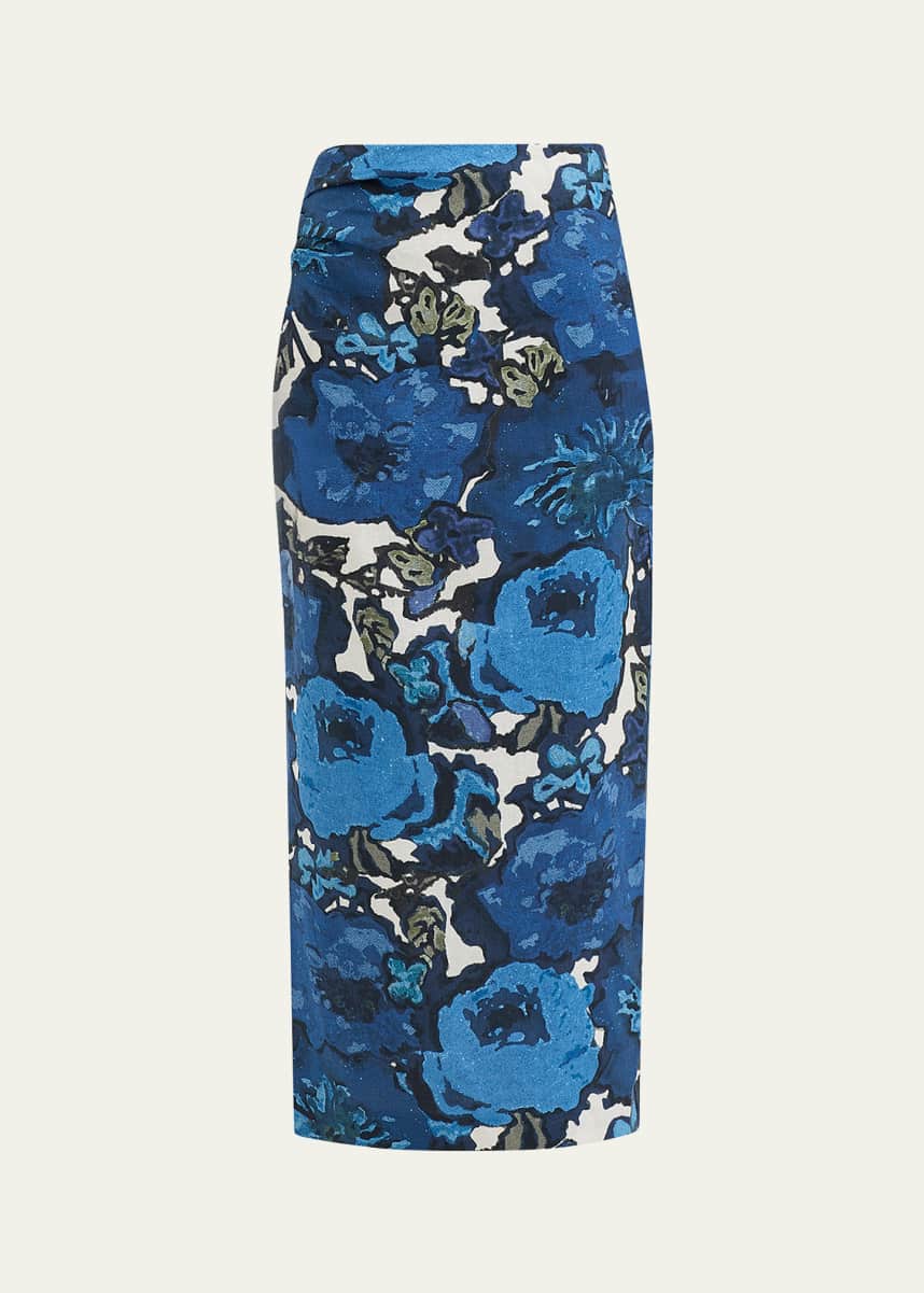 SIR Camellia Midi Skirt
