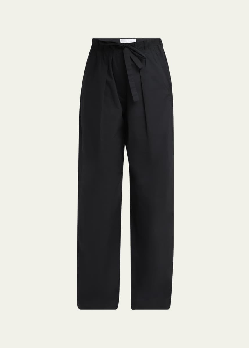 Proenza Schouler White Label Barrett Stretch Poplin Pants