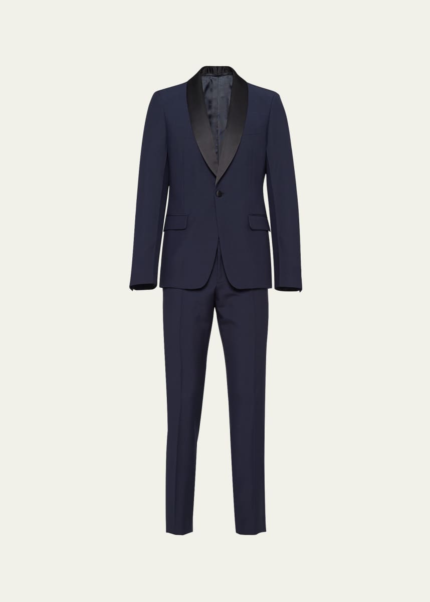 Prada Men's Mohair-Wool Smoking Suit