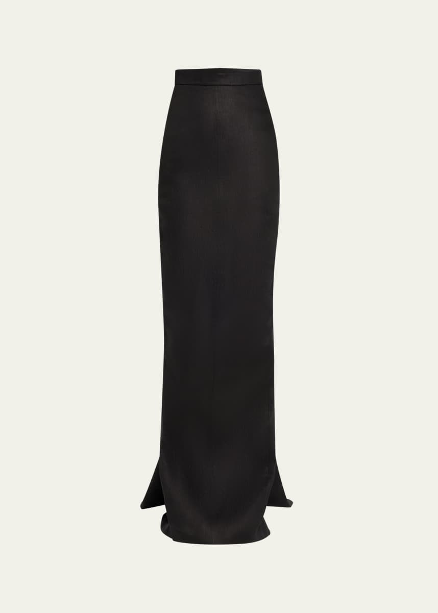 Rick Owens Lido Linen Twill Mermaid Maxi Skirt - Bergdorf