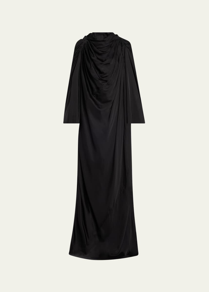 Rick Owens Drape Pleated Gown