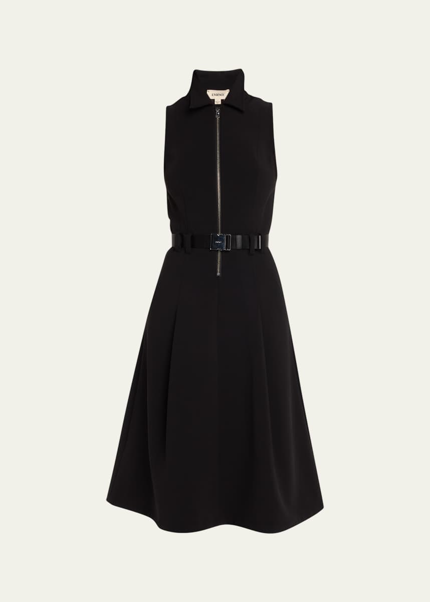 designer office dresses Elegant Office Lady Mini Dress Summer Solid Color Notched Collar Zipper  Closure Cotton Blend Floor-Length from Dhgate Work Dresses
